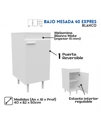Bajo mesada Express 40cm...
