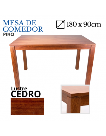 Mesa Comedor Pino 180x90cm...