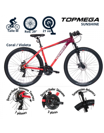 Bici TopMega Sunshine. R29....
