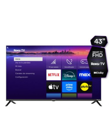 Smart TV 43" Noblex - Roku...
