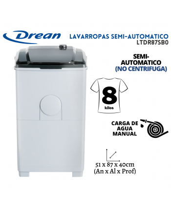 Lavarropas Semiautomático...