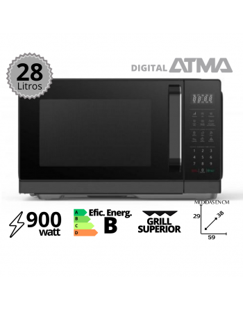 Microondas ATMA 28L Digital...
