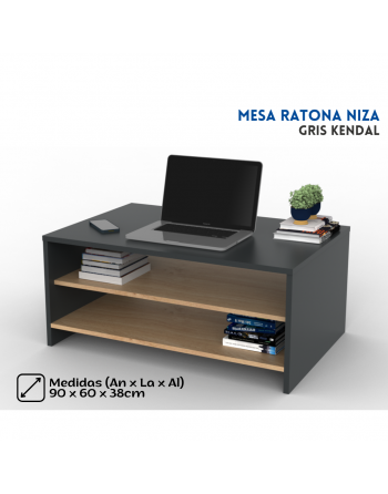 Mesa Ratona Niza Gris-Kendal