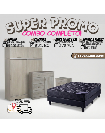 Combo Dormitorio FRESNO
