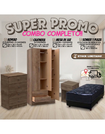Combo Dormitorio Pack