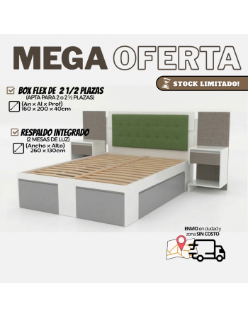 Combo Cama Flex regulable...