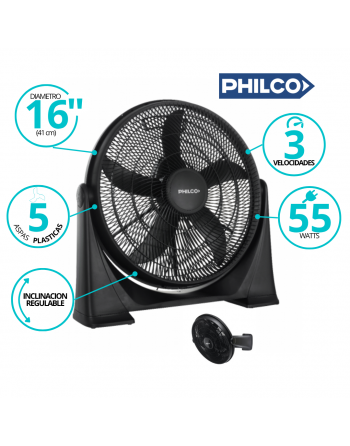 Ventilador Turbo Reclinable...