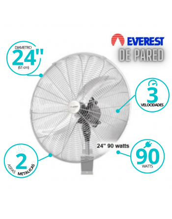 Ventilador de Pared 24"...