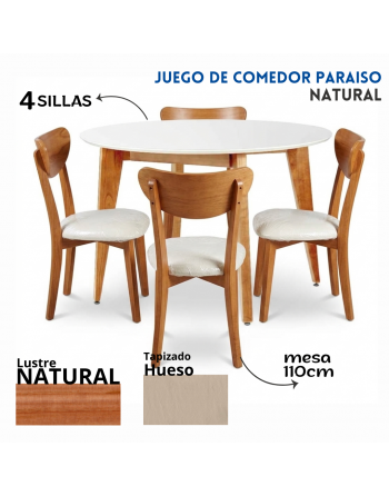Combo Paraiso Mesa Redonda...