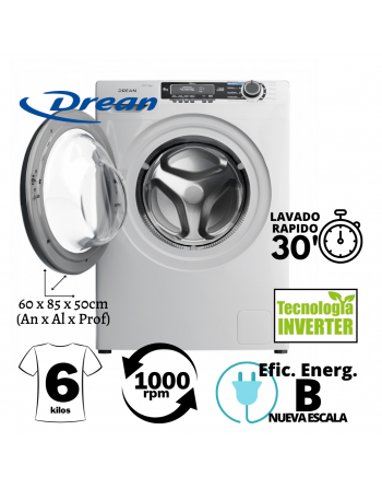 Lavarropas Drean Inverter...