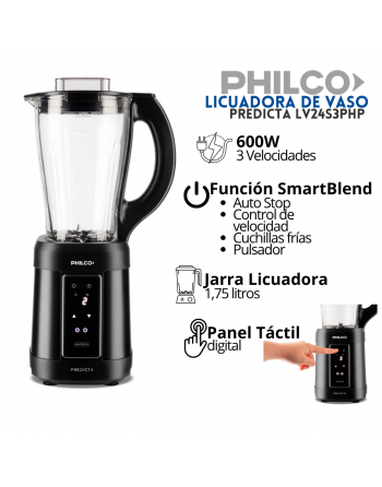 Licuadora de Vaso Philco...