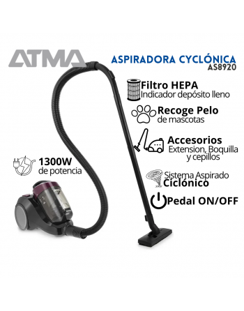 Aspiradora Ciclónica ATMA...