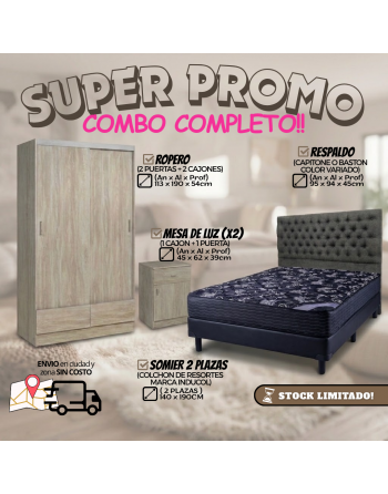 Combo Dormitorio FRESNO