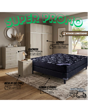 Combo Dormitorio FRESNO 2