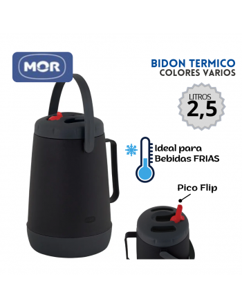 BIDÓN TERMICO 2,5 LTS MOR